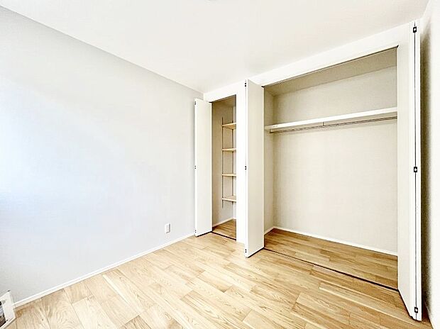 収納が充実しているので、居住スペースを広く使えます。