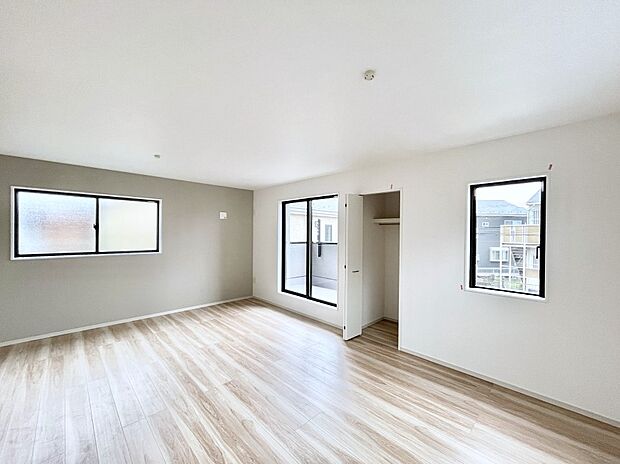 将来は2部屋にすることもできますね。お年頃になったら夢の個室にチェンジ!