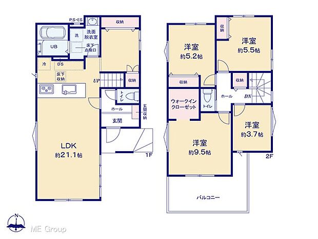 【4LDK】図面と異なる場合は現況を優先