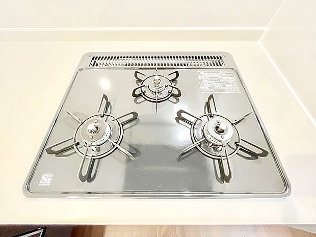 【ガスコンロ】三口ガスコンロでお料理が一気にはかどりそう