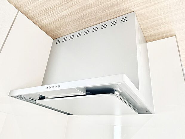 【レンジフード】基本的なお手入れはフィルターのみ!お手入れのしやすさも魅力です。