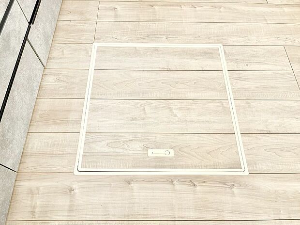 【床下収納】床下収納付き！日用品・非常用品の収納にも大活躍。