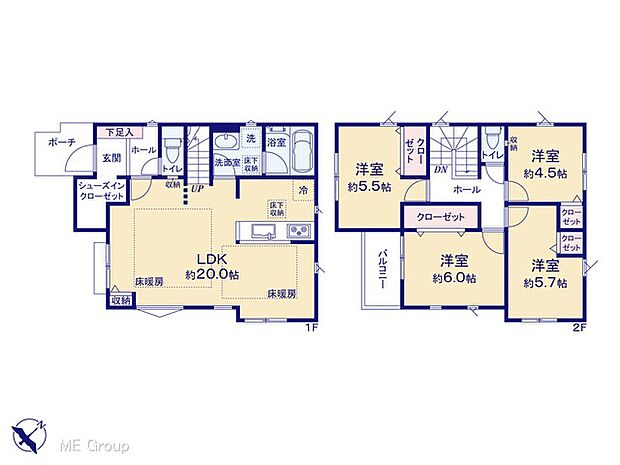 【4LDK】図面と異なる場合は現況を優先