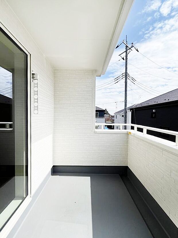 【バルコニー】風通しの良いバルコニー