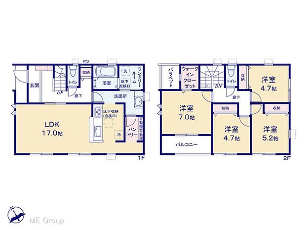 【4LDK】図面と異なる場合は現況を優先