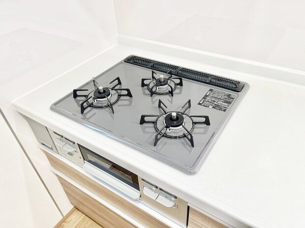 【ガスコンロ】三口ガスコンロでお料理が一気にはかどりそう