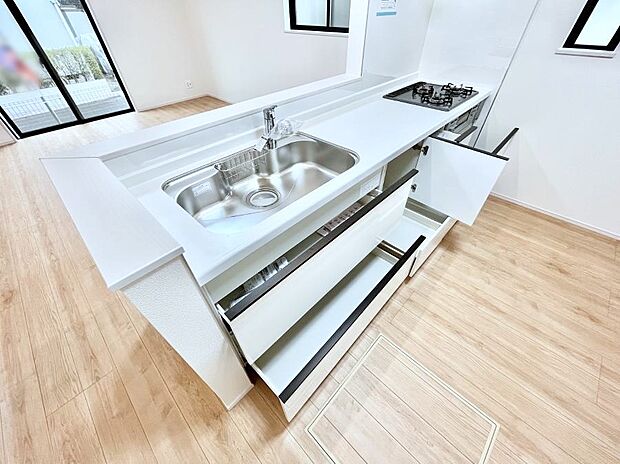 【スライド収納】使いやすさを優先したスライド式収納タイプ!