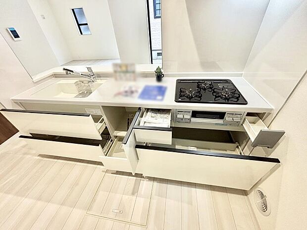 【スライド収納】使いやすさを優先したスライド式収納タイプ!