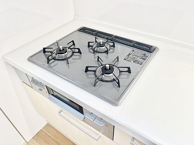 【ガスコンロ】三口ガスコンロでお料理が一気にはかどりそう