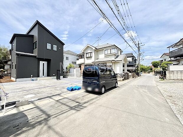 【前面道路含む現地写真】堂々完成！！ ここから始まる新生活を応援いたします！ 