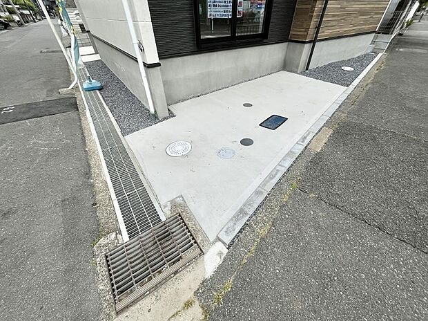 【その他現地】自転車を置けるスペースがあり便利です。