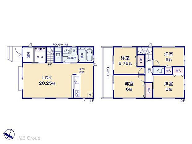 【4LDK】図面と異なる場合は現況を優先