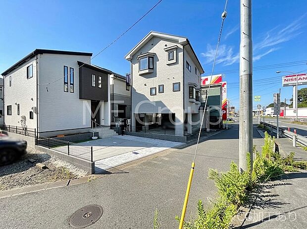 【前面道路含む現地写真】堂々完成!! ここから始まる新生活を応援いたします!