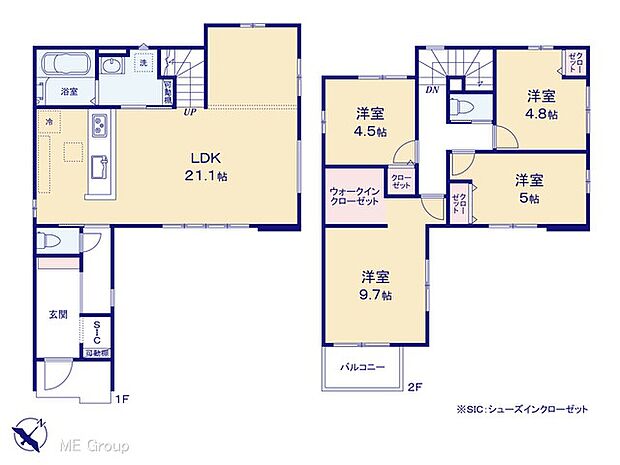 【4LDK】図面と異なる場合は現況を優先