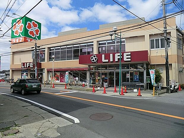 ライフ市川国分店(約560m)