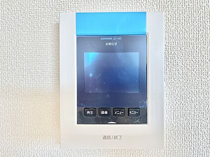 TVモニター付きインターフォン