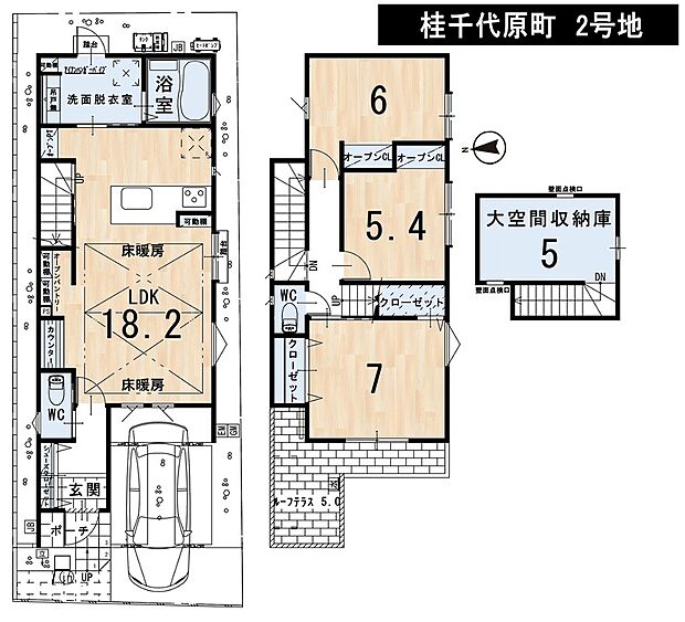 2号地間取り図