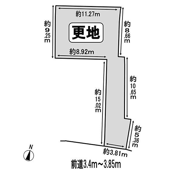 土地４６坪
