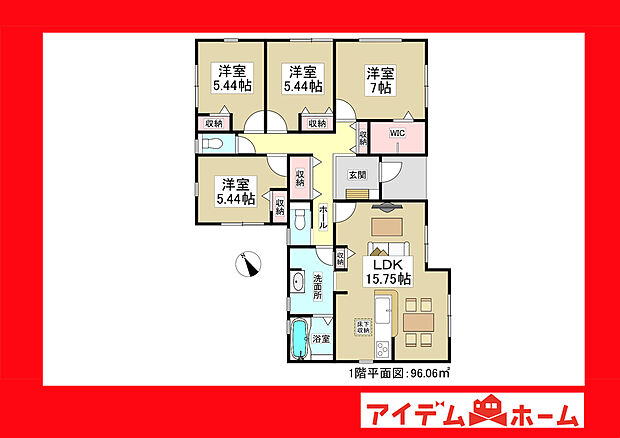 ●○●○1号棟間取り○●○●
平日の案内も可能です♪
お気軽にお問い合わせください!