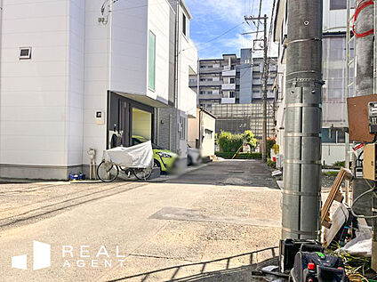 現地前面道路