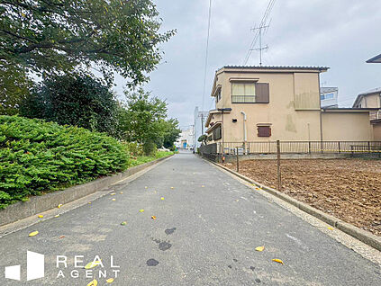 現地前面道路