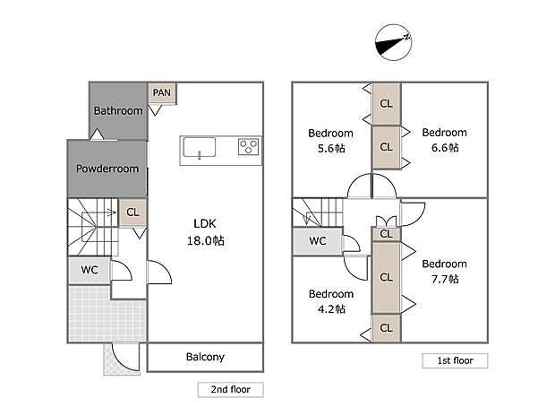 【B号棟参考プラン】建物込7180万円、土地面積143.40ｍ2、建物面積99.36ｍ2（期間限定！建物フリープランに付き、お客様のご要望をお聞かせください！）