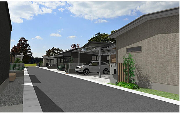 前面道路を含むの完成イメージ