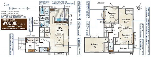 【3(4)LDK】■建物：約31.61坪
■土地：約40.00坪