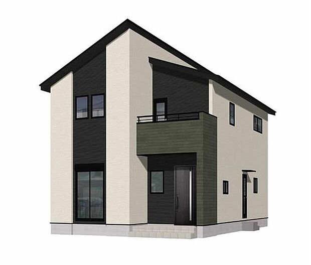 【外観】(1号棟)完成予想図。設備仕様も充実した新築戸建です。
快適でゆとりのある生活空間で新生活を始めましょう^^