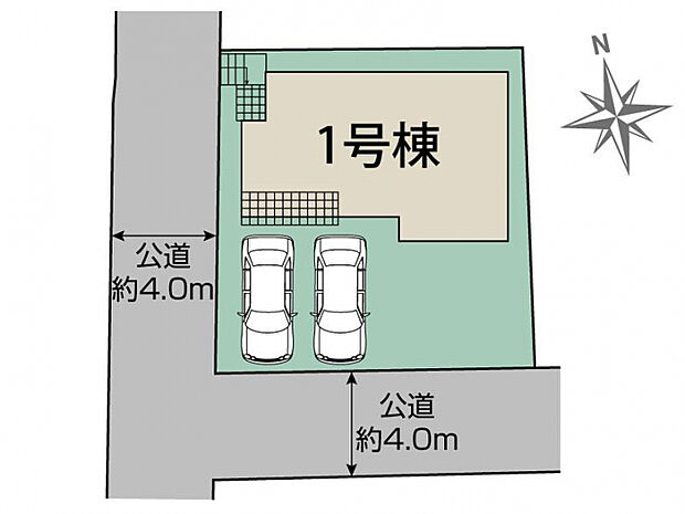 北九州市八幡西区春日台2丁目1棟 区画図