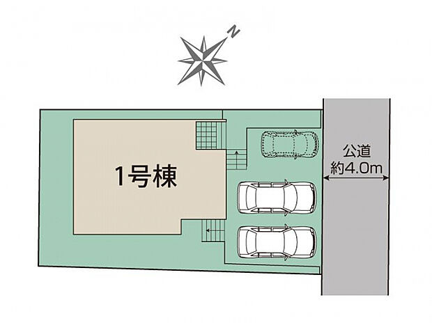 北九州市八幡西区永犬丸西町3丁目1棟 区画図