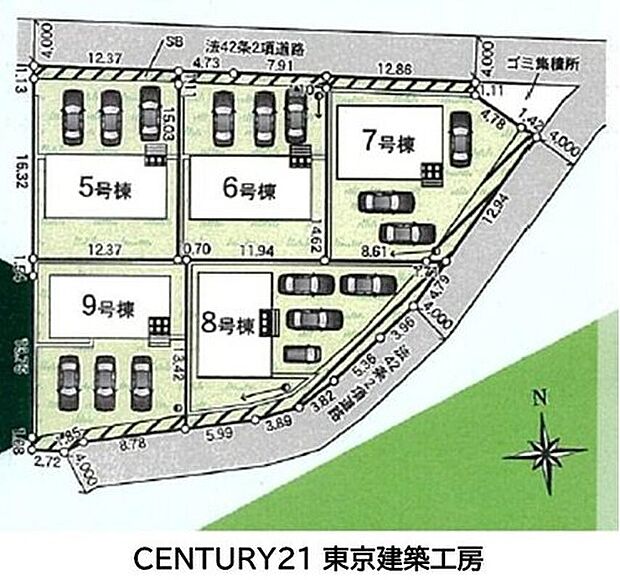 【区画図】◆JR内房線『姉ケ崎駅』まで徒歩２８分です！ 生活の利便性が高く、住環境とアクセスのバランスが良い第一種住居地域！