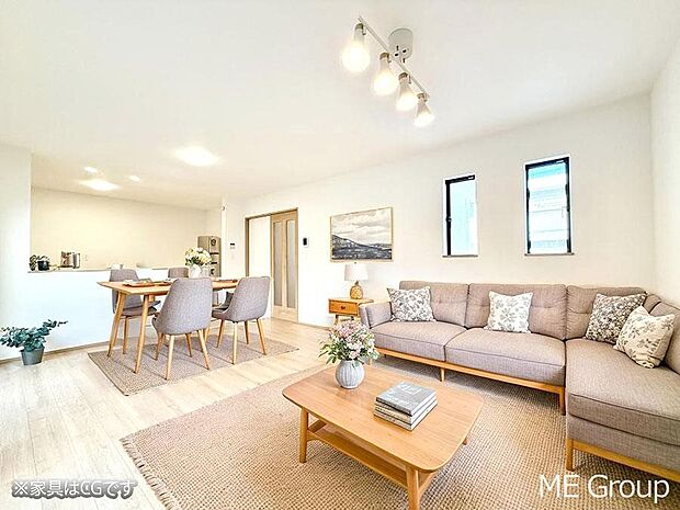 ■心落ち着く場所、ゆったり過ごせるリビング