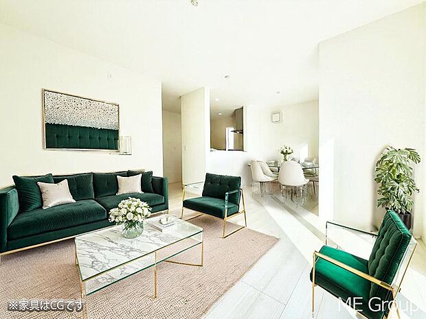 ■心落ち着く場所、ゆったり過ごせるリビング