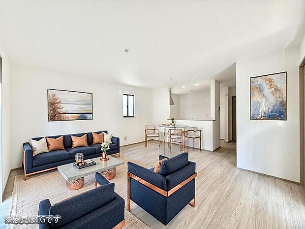 ■くつろぎと笑顔が集まる、心温まるリビング