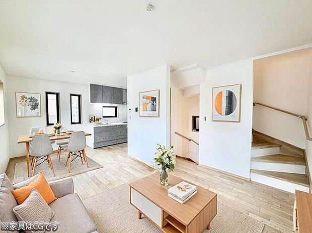 ■心落ち着く場所、ゆったり過ごせるリビング