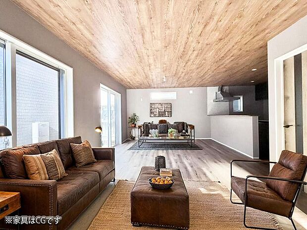 ■心落ち着く場所、ゆったり過ごせるリビング