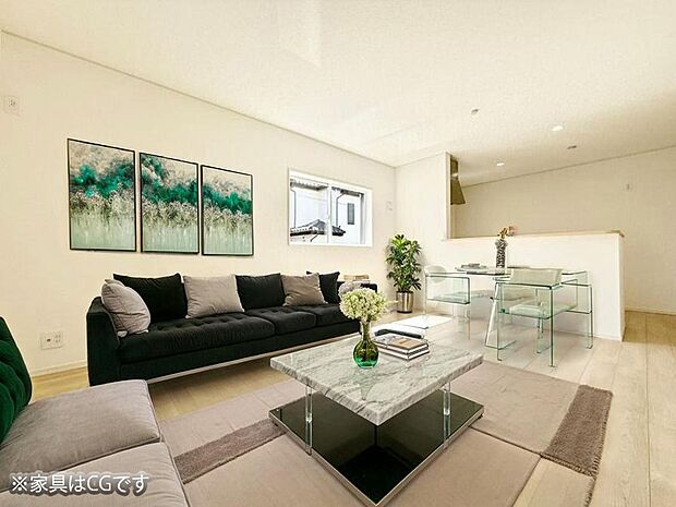 ■心落ち着く場所、ゆったり過ごせるリビング