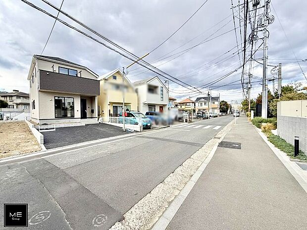 【前面道路含む現地写真】■新しい時代の息吹を感じる、心地よい環境