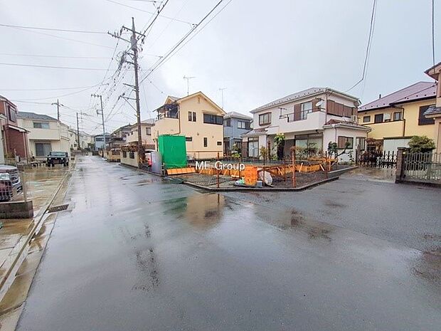 【前面道路含む現地写真】■新しい住まい、街の新しい風景