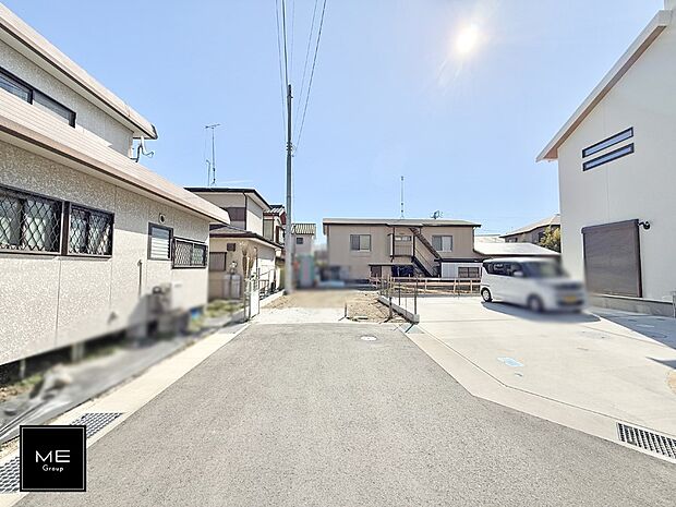 【前面道路含む現地写真】■新しい住まい、街の新しい風景