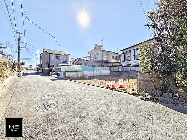 【前面道路含む現地写真】■新しい住まい、街の新しい風景