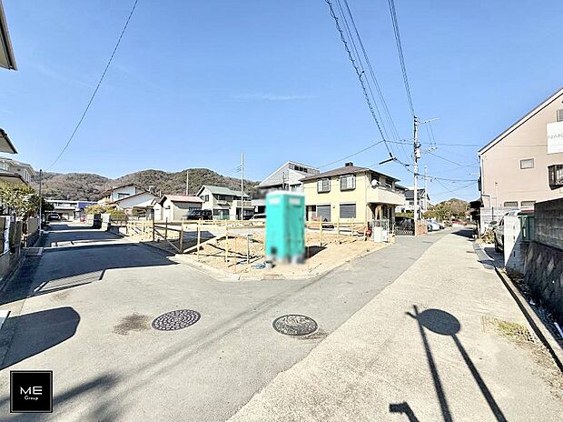 【前面道路含む現地写真】■新しい住まい、街の新しい風景