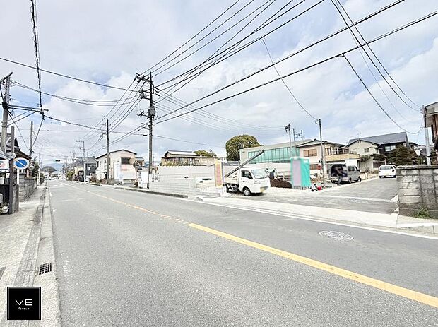 【前面道路含む現地写真】■新しい住まい、街の新しい風景