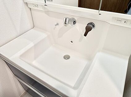 ハンドシャワー付洗面台