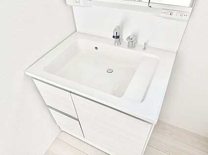 ハンドシャワー付洗面台