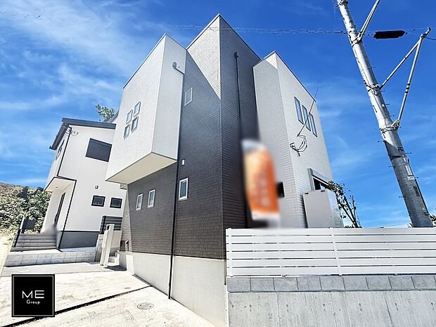 【現地外観写真】1号棟  ■家族みんなが笑顔で過ごせる、安心感のある住まい