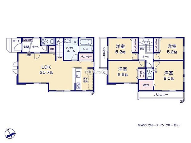 【4LDK】1号棟