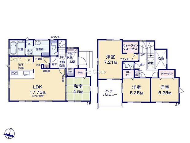 【4LDK】2号棟  