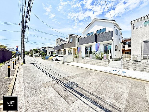 【前面道路含む現地写真】■新しい住まい、街の新しい風景